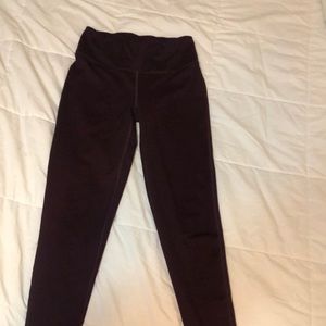La Senza Burgundy Leggings